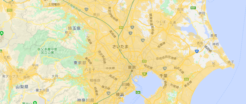 BroadWIMAX　対応エリア